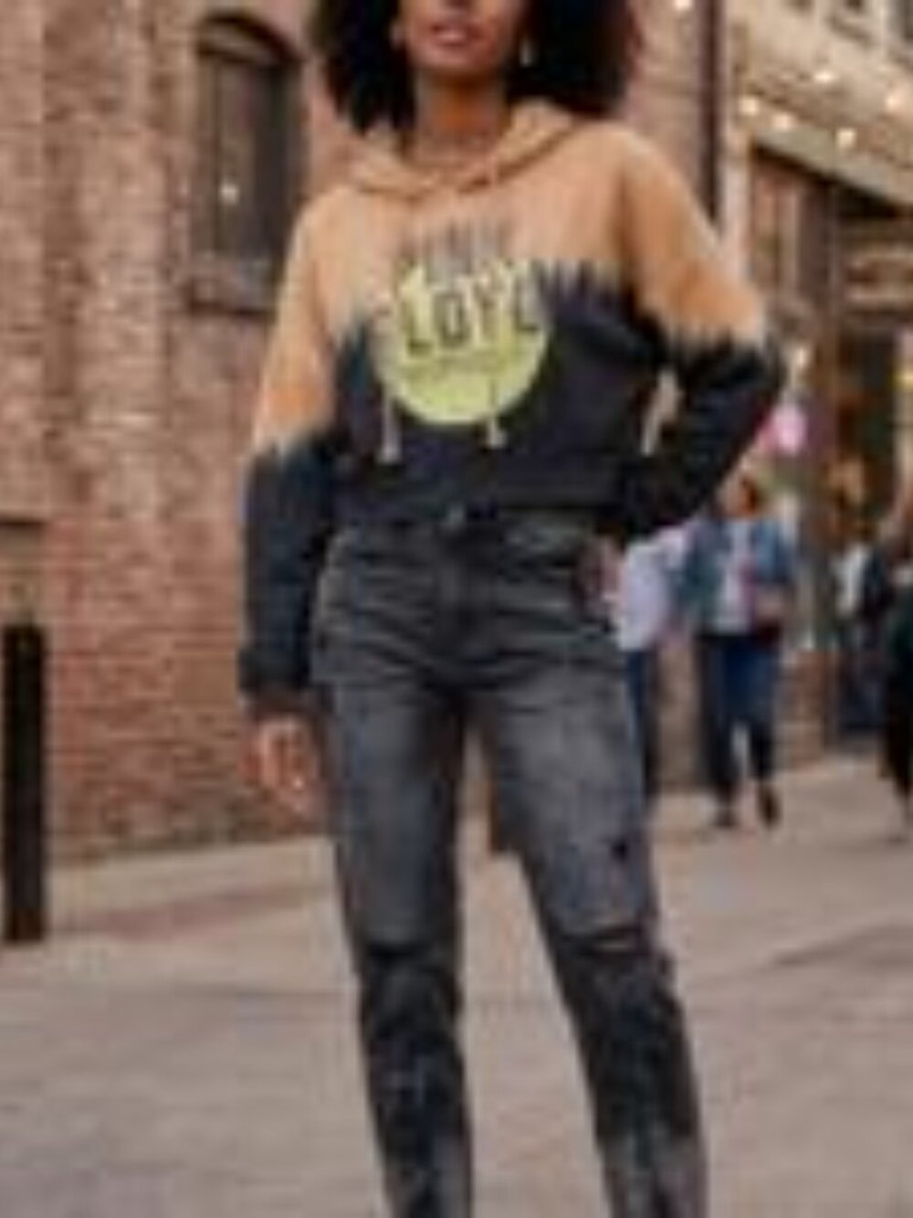 Retro Pink Floyd Cropped Band Hoodie - Picture 7 of 7